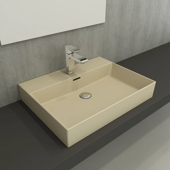 Bocchi Milano Lavabo 60 cm Mat Yasemin 1376-007-0126 ürün görseli 1