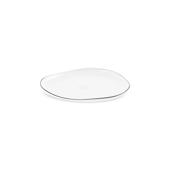 Karaca Agata Opal Cam Pasta Tabağı 20 Cm - Resim 4