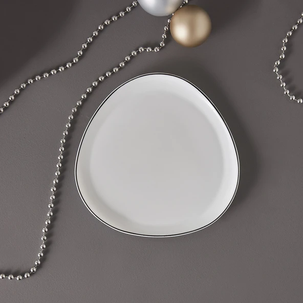 Karaca Agata Opal Cam Pasta Tabağı 20 Cm ürün görseli 1