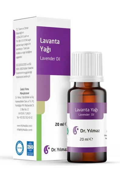 Dr. Yılmaz %100 Doğal Lavanta Yağı (Angustifolia) 20 ml ürün görseli 1