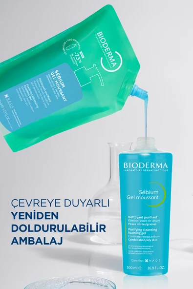 BİODERMA BİODERMA SEBİUM FOAMİNG GEL 400 ML - Resim 2