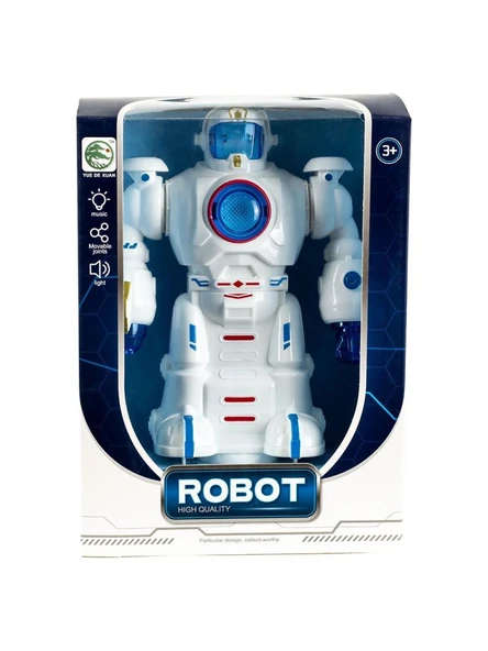 1102B PİLLİ MÜZİKLİ IŞIKLI FULL ROBOT -TYC - Resim 3