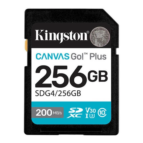 KINGSTON 256GB SD Canvas Go+ SDG4/256GB ürün görseli 1