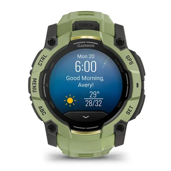 Garmin Instinct 3 – 50 mm AMOLED Eğrelti Yeşili - Resim 11