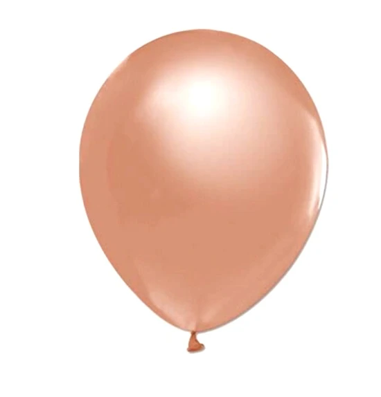 Party Marty Metalik Balon Rose Gold - 15 adet ürün görseli 1