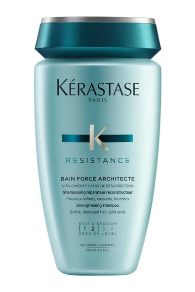 KERASTASE Resistance Bain Force Architecte Zayıf Ve Yıpranmış Saçlar Için Onarıcı Şampuan 250 ml 250 ürün görseli 1