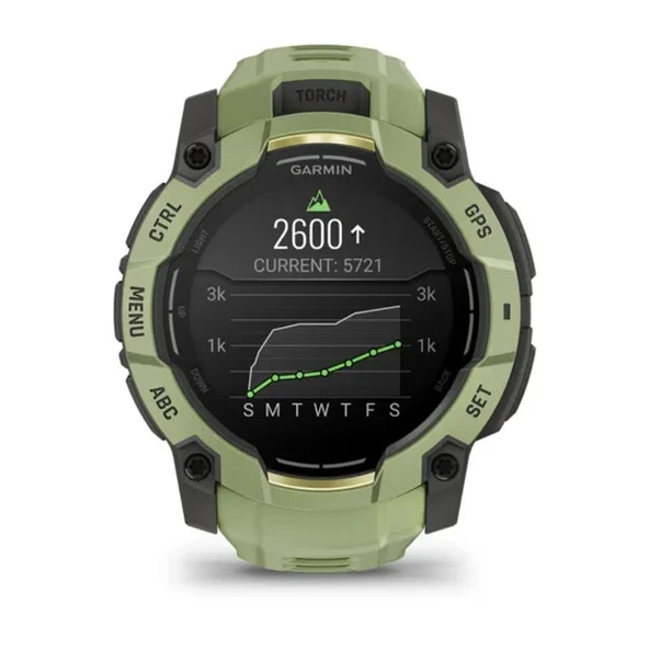 Garmin Instinct 3 – 50 mm AMOLED Eğrelti Yeşili - Resim 9
