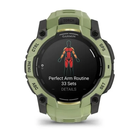 Garmin Instinct 3 – 50 mm AMOLED Eğrelti Yeşili - Resim 4