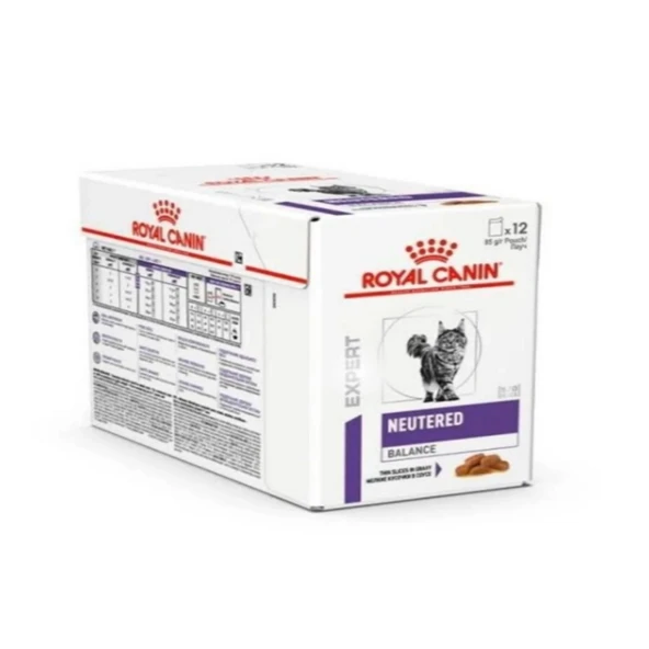 Royal Canin Neutered Satiety Balance Kısırlaştırılmış Kedi Yaş Maması (12 Adet x 85 gr) ürün görseli 1
