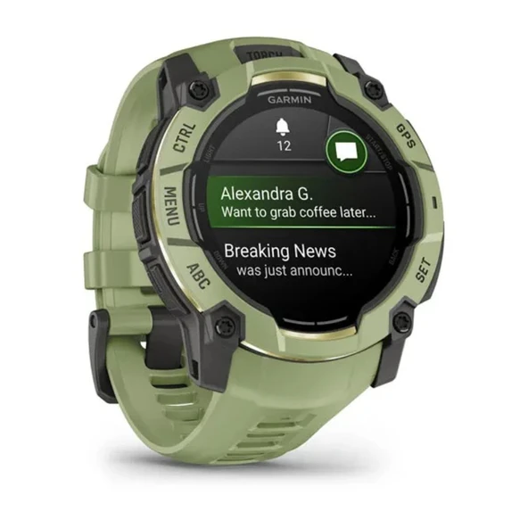 Garmin Instinct 3 – 50 mm AMOLED Eğrelti Yeşili - Resim 3