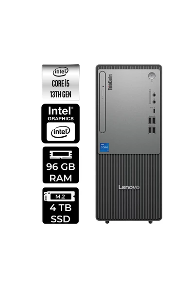 LENOVO ThinkCentre Neo 50T G5 i5 13400 96GB 4TB SSD W11H Masaüstü Bilgisayar & PER4 USB Bellek ürün görseli 1