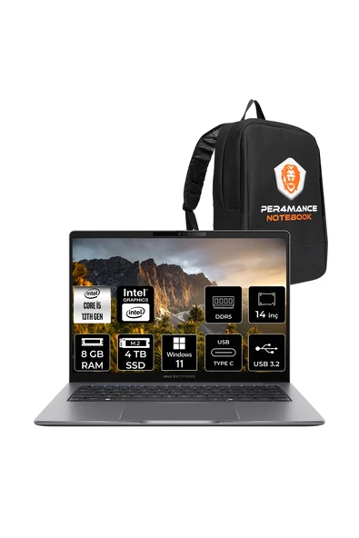 ASUS Expertbook P3 i5 13420H 8GB DDR5 4TB SSD 14" WUXGA W11H P3405CVA Dizüstü Bilgisayar & ÇANTA ürün görseli 1