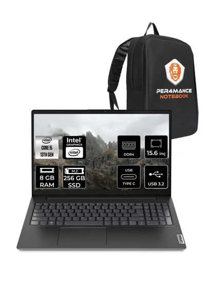 LENOVO V15 G4 i5 13420H 8GB 256GB SSD 15.6'' FHD FDOS Dizüstü Bilgisayar & PER4 ÇANTA ürün görseli 1