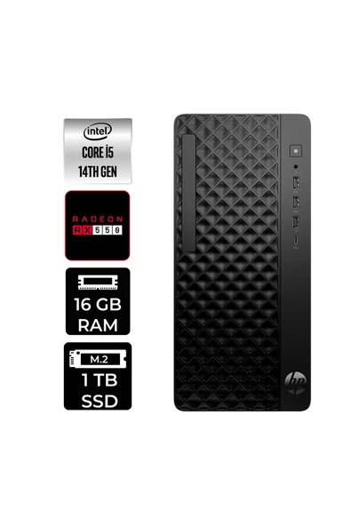 HP ProDesk 2 Tower G1i i5 14500 16GB 1TB SSD RX550/4GB W11H Masaüstü Bilgisayar ürün görseli 1