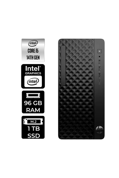 HP ProDesk 2 Tower G1i i5 14500 96GB 1TB SSD FDOS Masaüstü Bilgisayar & PER4 USB Bellek ürün görseli 1
