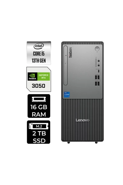 LENOVO ThinkCentre Neo 50T G5 i5 13400 16GB 2TB SSD RTX3050/6GB W11H Masaüstü Bilgisayar ürün görseli 1