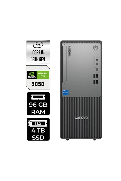LENOVO ThinkCentre Neo 50T G5 i5 13400 96GB 4TB SSD RTX3050/6GB W11H Masaüstü Bilgisayar ürün görseli 1