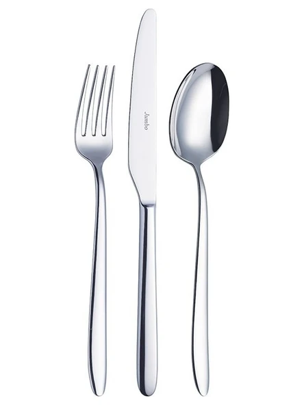Jumbo - 9400 84 Parça 12 Kişilik Çatal Kaşık Bıçak Seti Kutulu ürün görseli 1