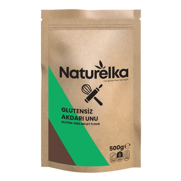 Naturelka Glutensiz Akdarı Unu 500gr ürün görseli 1