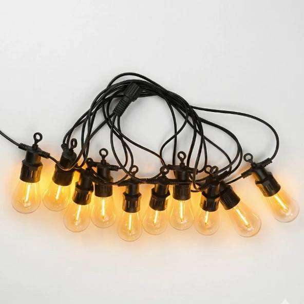 5m 10 Ampul Led Fişli Gün Işığı - Resim 2