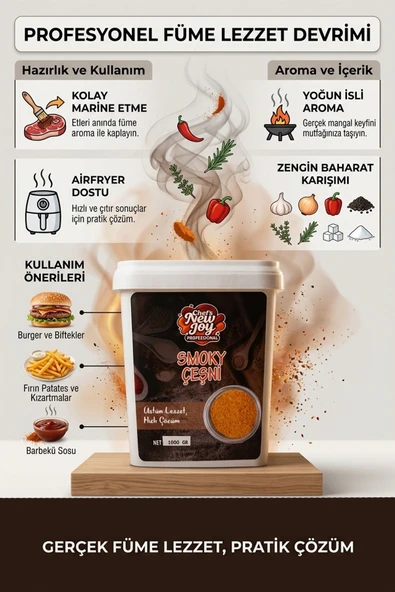 Smoky Çeşni 1000 gr (isli çeşni) - Resim 2