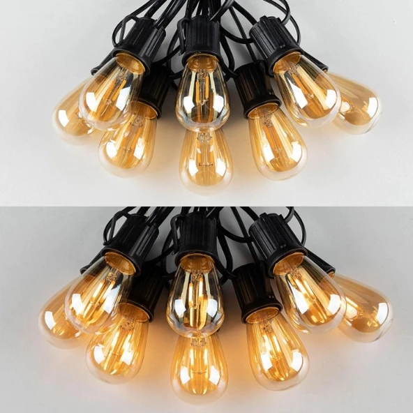 5m 10 Ampul Led Fişli Gün Işığı - Resim 3