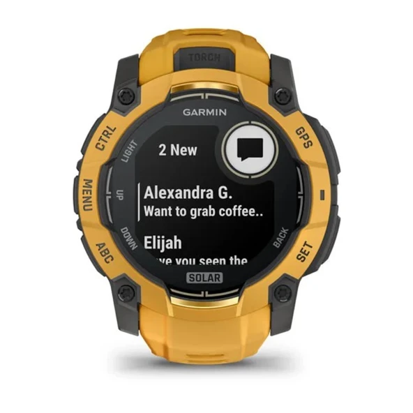 Garmin Instinct 3 – 45 mm, Turuncu / Gri - Resim 4