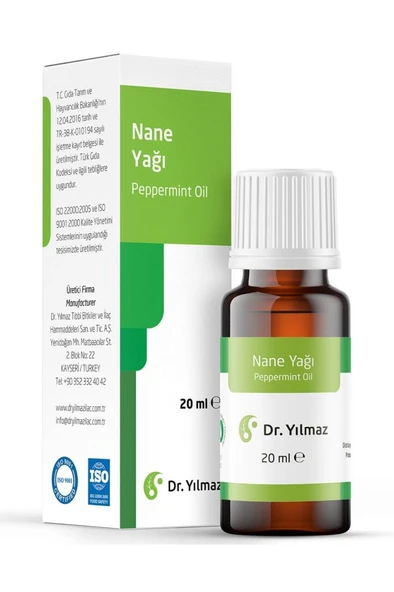 Dr. Yılmaz Nane Yağı 20 ml ürün görseli 1