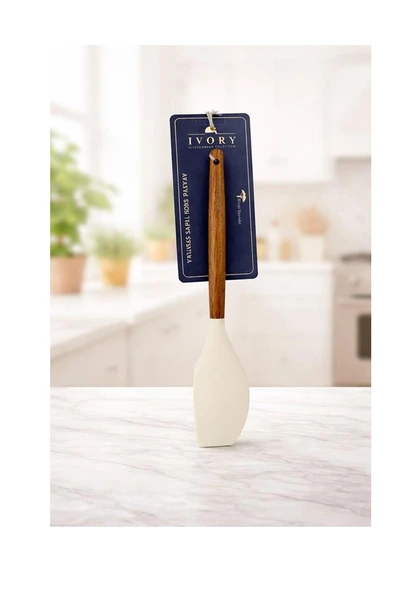 IVORY SPATULA SİLİKON AKASYA SAPLI IVO-AKS123 6198 ürün görseli 1