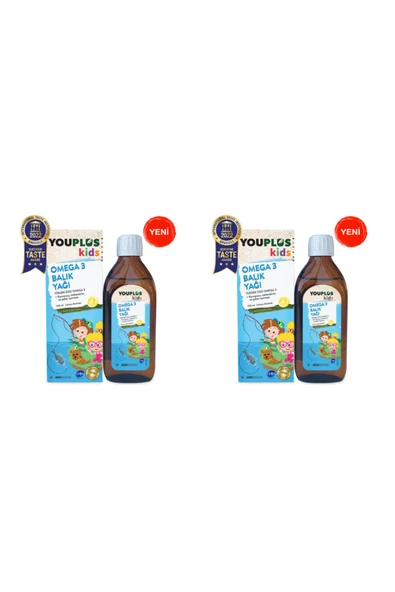 Youplus Kids Omega 3 150 ml Şurup x 2 Adet ürün görseli 1