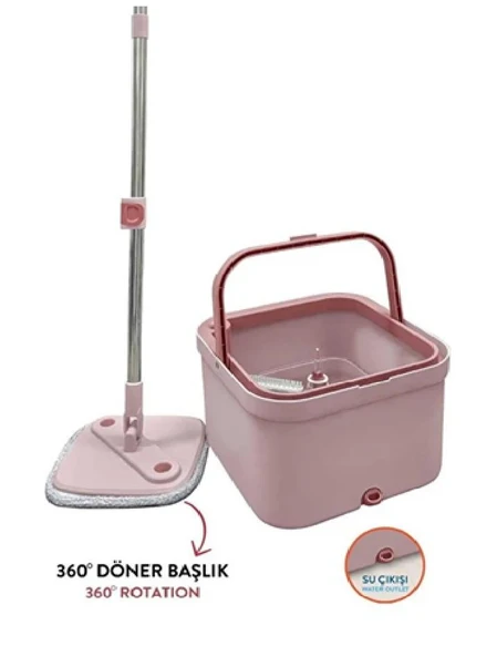 FLORA MOPIGO MOP TEMİZLİK SETİ F241 PEMBE 2414 ürün görseli 1