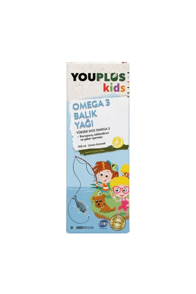 Youplus Kids Omega 3 150 ml Şurup - Resim 2