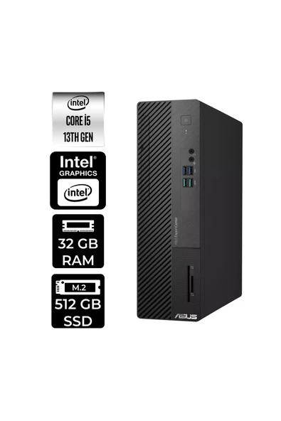 ASUS ExpertCenter D500SE i5 13400 32GB 512GB SSD W11P SFF Masaüstü Bilgisayar & PER4 USB Bellek ürün görseli 1