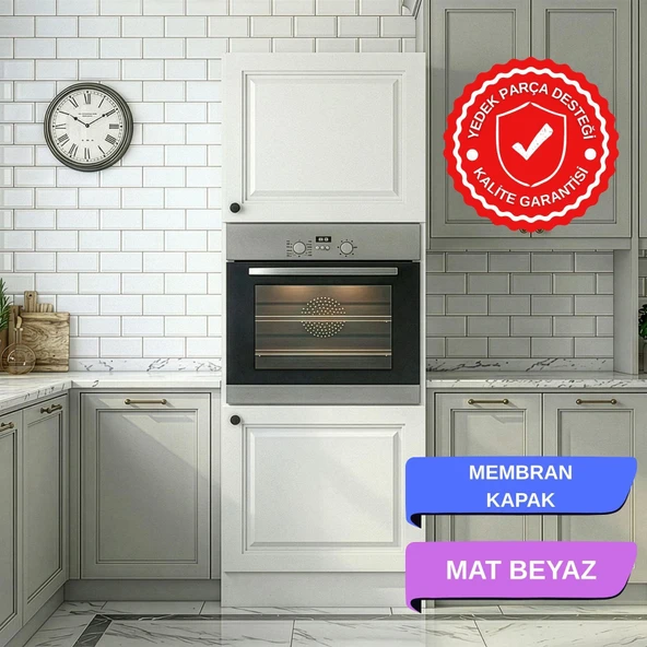 Kenzlife membran ankastre fırın dolabı bige byzbyz çerçeve 180*60*56 mebran kapak suntalam gövde ürün görseli 1