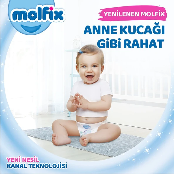 Molfix 3 Beden Bebek Bezi Mega Paket 140 Adet - Resim 2