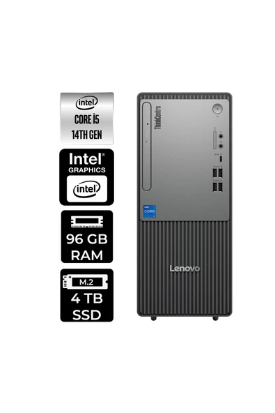 LENOVO ThinkCentre Neo 50T G5 i5 14400 96GB 4TB SSD W11P Masaüstü Bilgisayar ürün görseli 1