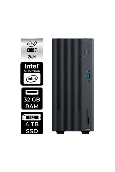 ASUS ExpertCenter P500 Core7 240H 32GB 4TB SSD W11H Masaüstü Bilgisayar & PER4 USB Bellek ürün görseli 1