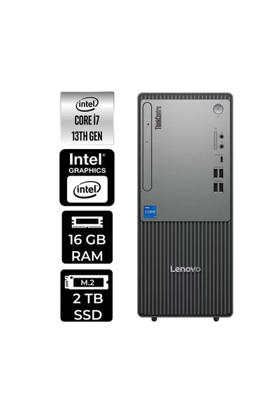 LENOVO ThinkCentre Neo 50T G5 i7 13700 16GB 2TB SSD FDOS Masaüstü Bilgisayar & PER4 USB Bellek ürün görseli 1