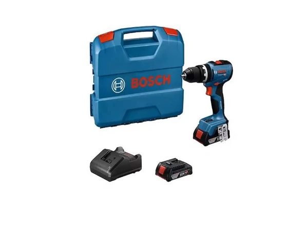 Bosch GSB 18V-65 Akülü Darbeli Matkap 2x2.0 Ah 0.601.9N3.100 ürün görseli 1