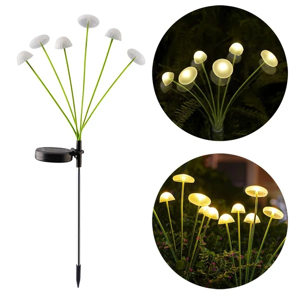 Upway Jellyfish Güneş Enerjili 6 Led Işıklı Dekoratif Bahçe Peyzaj Lambası ürün görseli 1