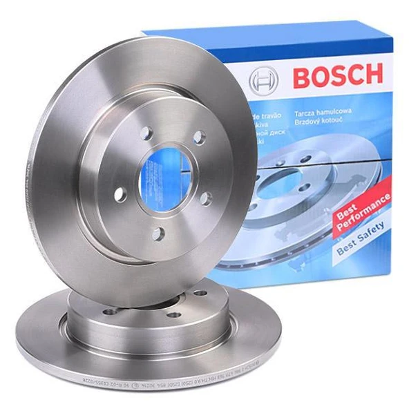 BOSCH 0986479763 Ford Focus 2014-2018 Arka Fren Disk Takımı 2 Adet ürün görseli 1