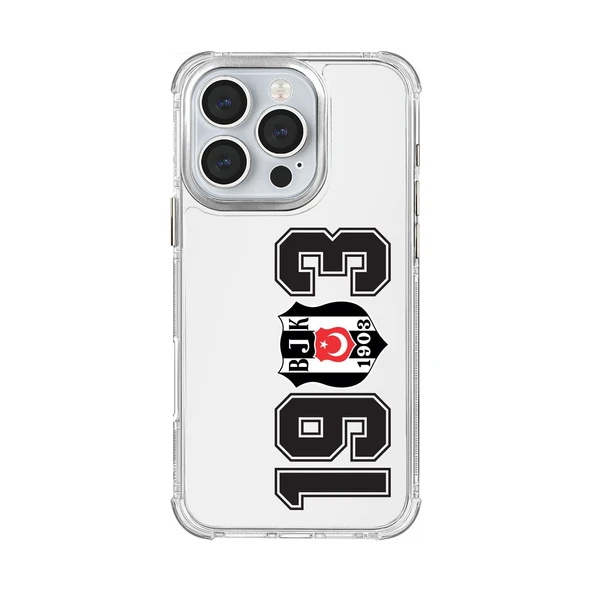 iPhone 16 Pro Uyumlu Beşiktaş 1903 Şeffaf Lisanslı Telefon Kılıfı ürün görseli 1