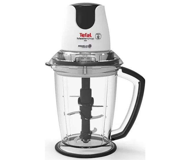 Tefal Masterchop Powelix Extra 6 Bıçaklı 1000W Doğrayıcı 1,5Lt Hazneli Beyaz ürün görseli 1