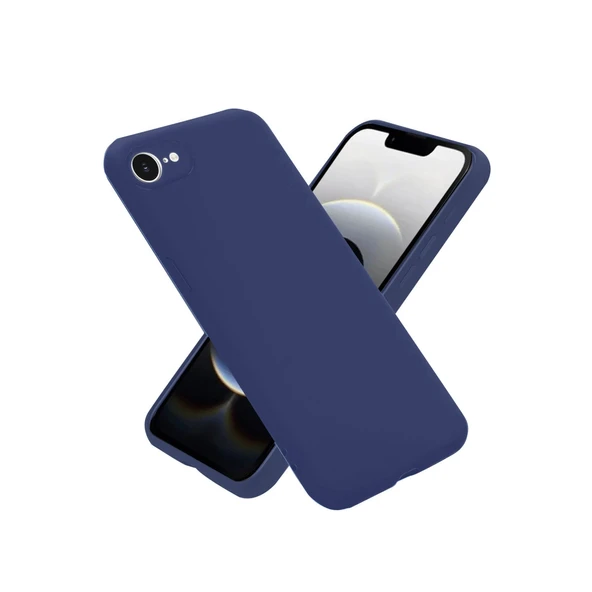 iPhone 17E Kılıf First Silikon - Lacivert ürün görseli 1