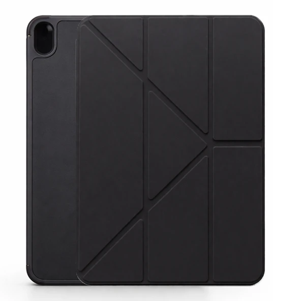 iPad 10.Nesil 10.9 İnç Kılıf Katlanabilir Premium Kalem Bölmeli Uyku Modlu Kapaklı ürün görseli 1