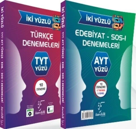 TYT AYT Türkçe Edebiyat İki Yüzlü Deneme Karekök Yayınları ürün görseli 1