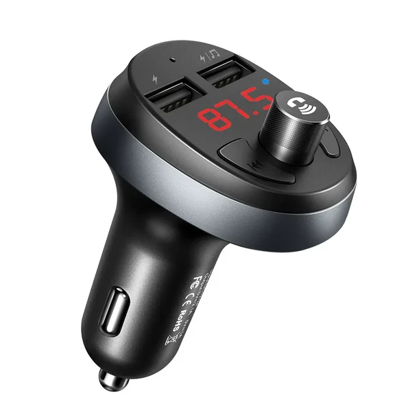 MCDODO CC-6880 3.1A 2xUSB Çıkışlı Bluetooth Kulaklıklı Araç Şarj Cihazı Siyah ürün görseli 1