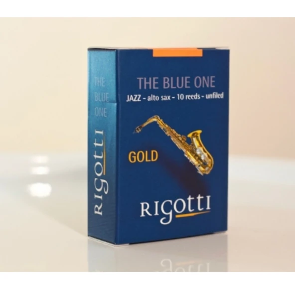 RIGOTTI GOLD JAZZ ALTO SAKSAFON KAMIŞI 1.5 NUMARA (tekli) ürün görseli 1