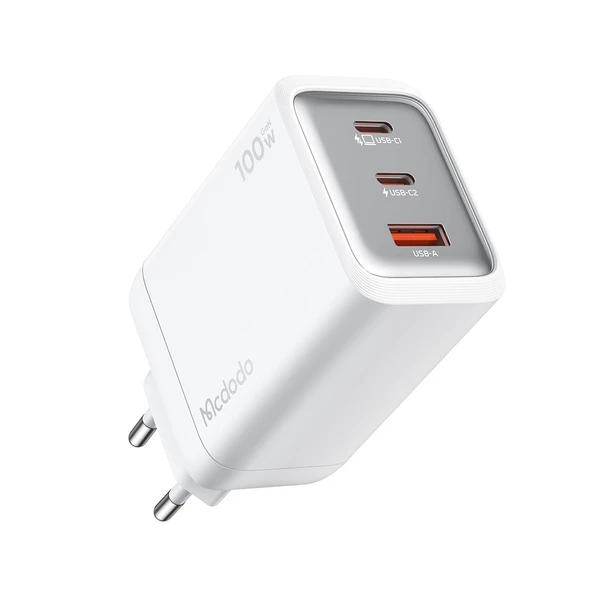 MCDODO CH-0120 GaN Serisi 100w 2c1a Mini GaN Şarj Cihazı Beyaz (eu Plug ) ürün görseli 1