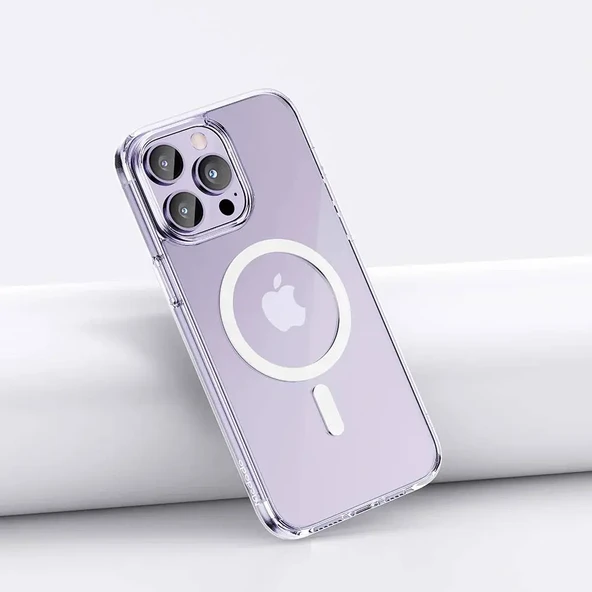 MCDODO PC-5331 iPhone 15 Plus Uyumlu MagSafe'li Şeffaf Kapak - Resim 2